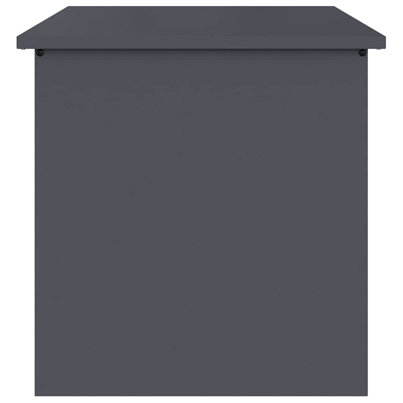 vidaXL Outdoor Storage Box with Storage Anthracite 55 x 50.5 x 50 cm