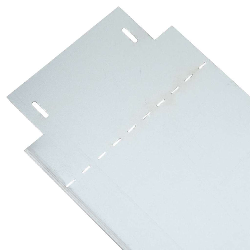 vidaXL Lawn Edgings 5 pcs Silver 100 x 25 x 0,07 cm Galvanised Steel