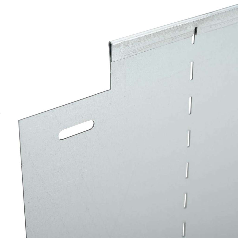 vidaXL Lawn Edgings 5 pcs Silver 100 x 25 x 0,07 cm Galvanised Steel