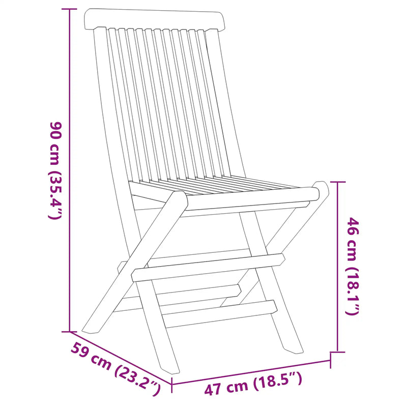 Garden Dining Set 7 pcs Brown Solid Teak Wood