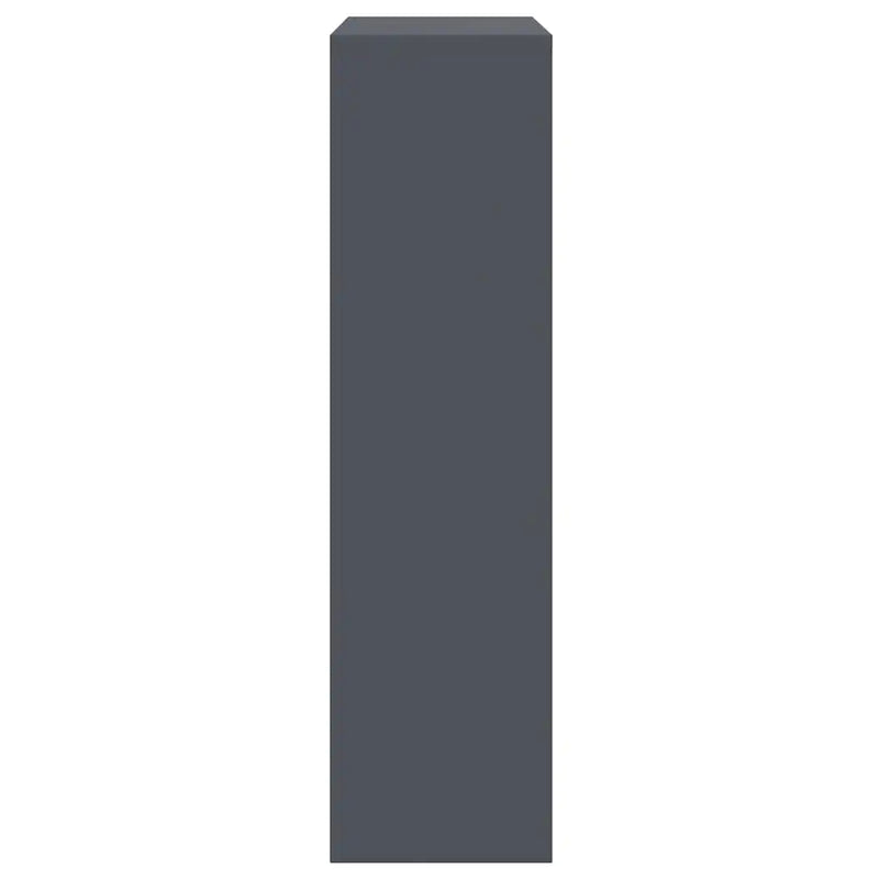 Parcel Drop Box with Storage Anthracite 44 x 22 x 82 cm Steel