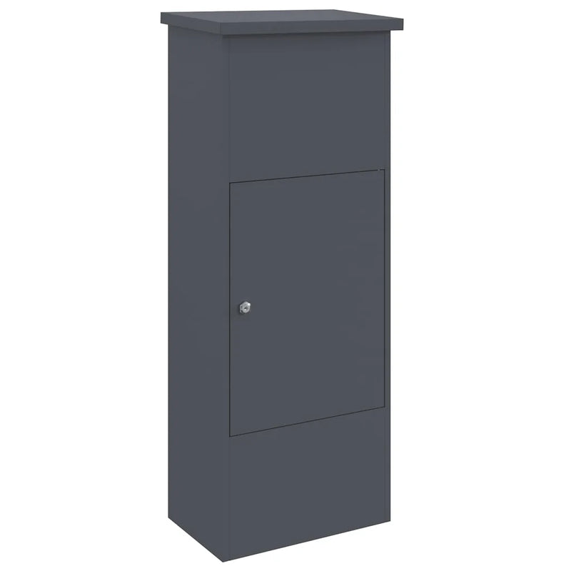 Parcel Drop Box with Door Anthracite 44,5 x 29 x 110,5 cm Steel