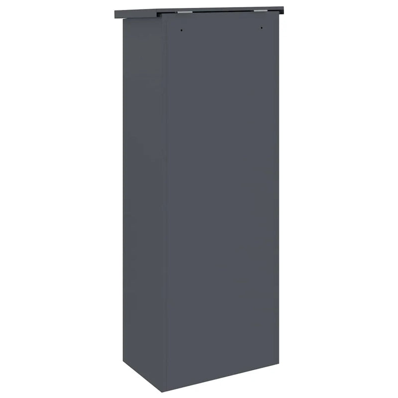 Parcel Drop Box with Door Anthracite 44,5 x 29 x 110,5 cm Steel