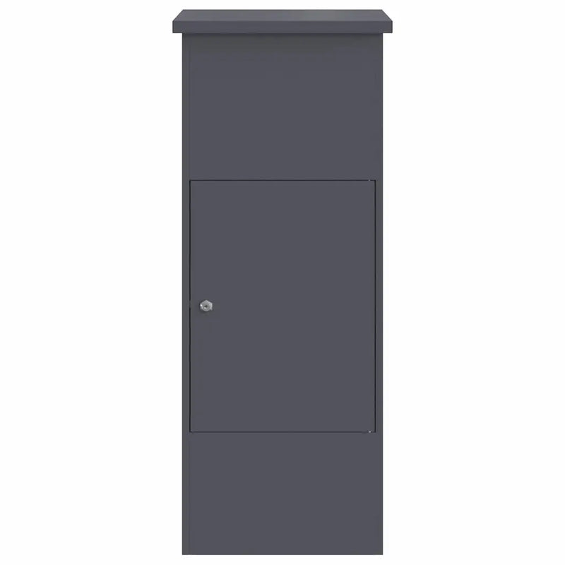 Parcel Drop Box with Door Anthracite 44,5 x 29 x 110,5 cm Steel