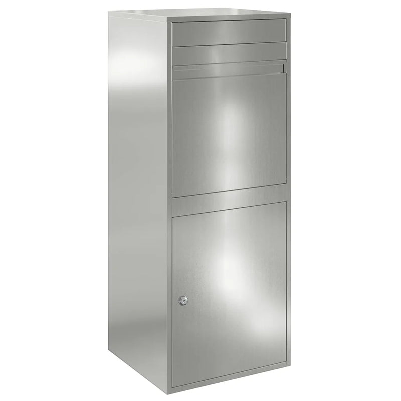 Parcel Drop Box Black 41 x 38 x 103 cm Galvanised Steel