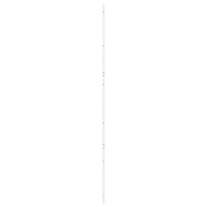 vidaXL Barn Door White 100 x 208 cm Solid Pine wood