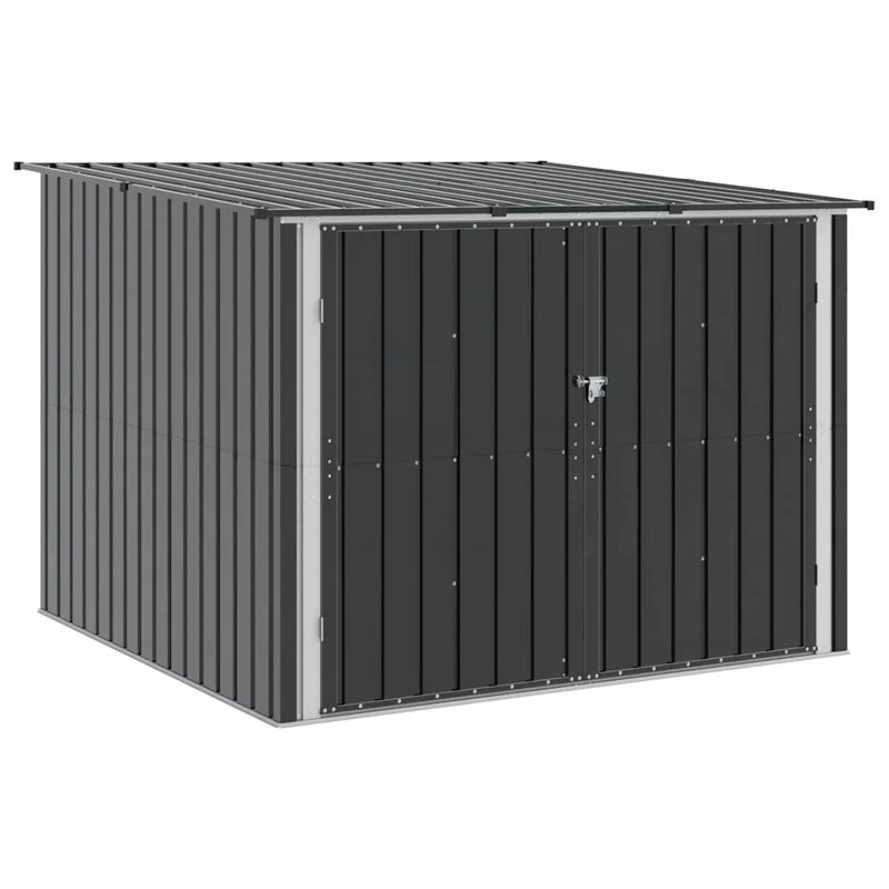 Bike Shed 3 pcs Anthracite 216 x 207 x 158 cm Metal