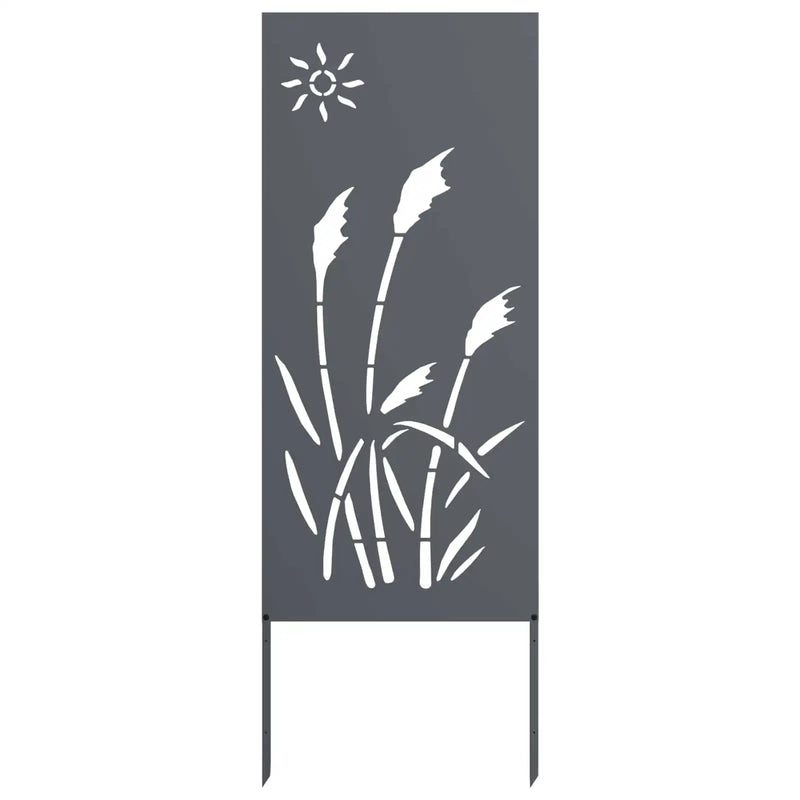 Garden Privacy Screen Anthracite 50 x 140 cm Cold-rolled steel