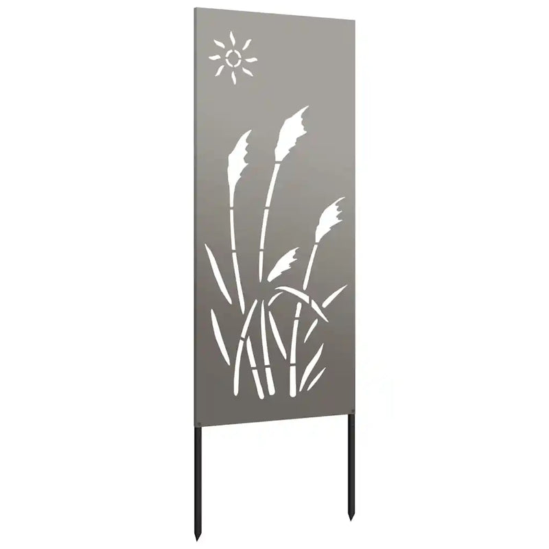Garden Privacy Screen Rusty 50 x 140 cm Weathering Steel
