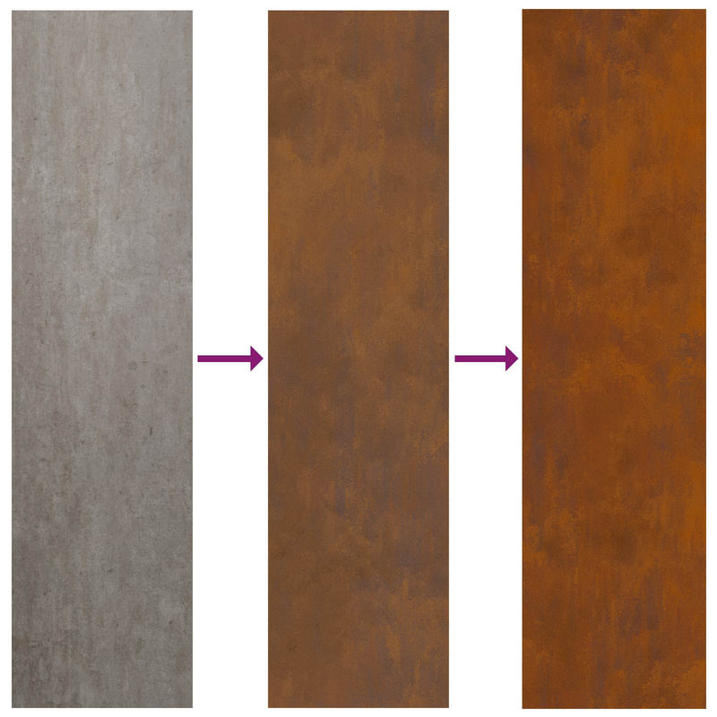 Garden Privacy Screen Rusty 50 x 140 cm Weathering Steel