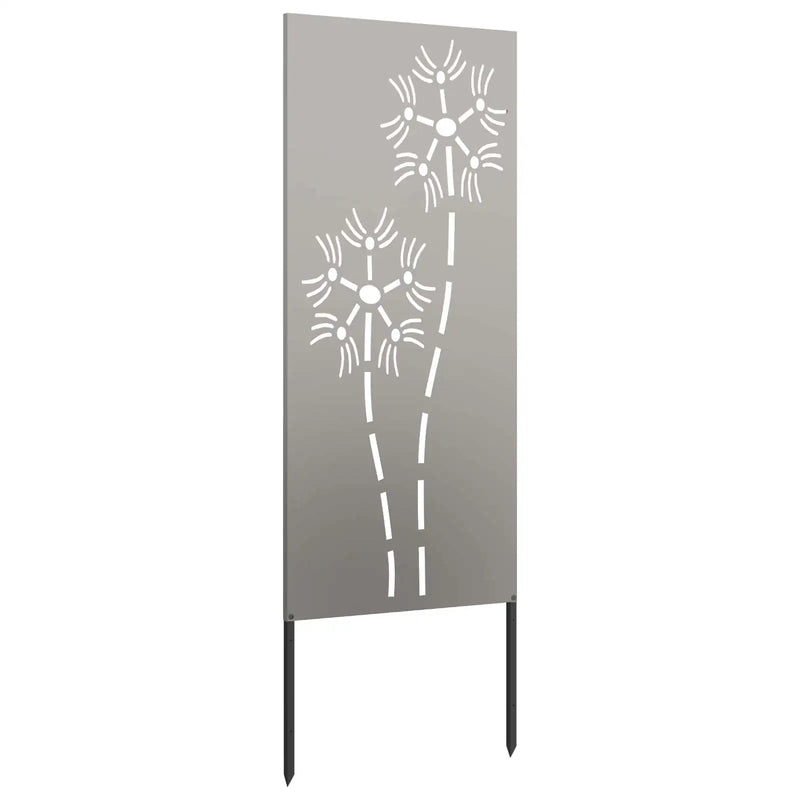 Garden Privacy Screen Rusty 50 x 140 cm Weathering Steel
