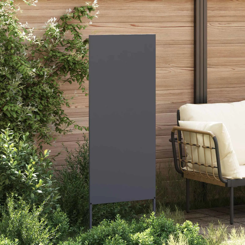 Garden Privacy Screen Anthracite 50 x 140 cm Cold-rolled steel
