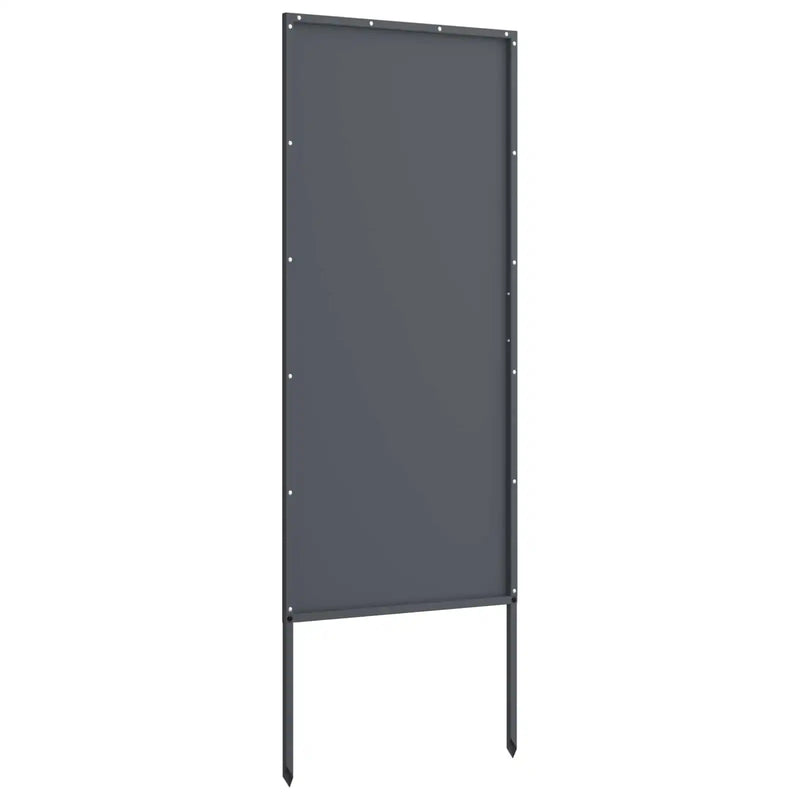 Garden Privacy Screen Anthracite 50 x 140 cm Cold-rolled steel