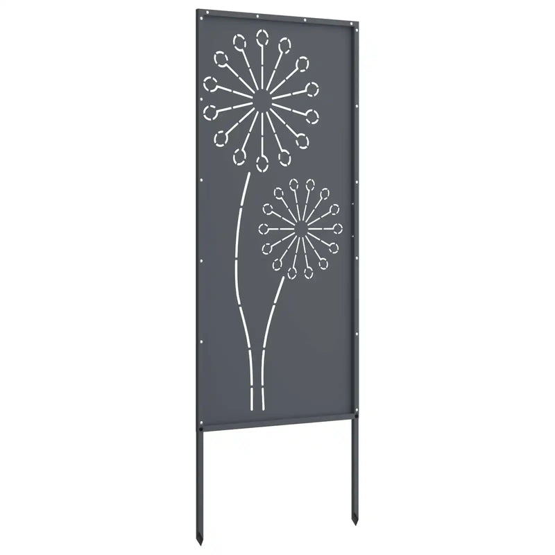 Garden Privacy Screen Anthracite 50 x 140 cm Cold-rolled steel