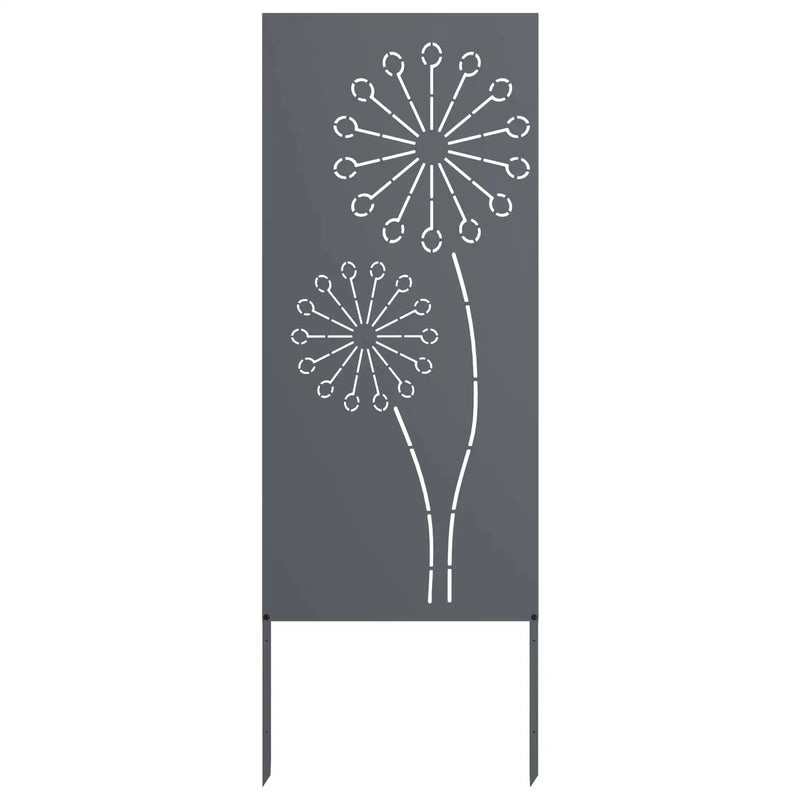 Garden Privacy Screen Anthracite 50 x 140 cm Cold-rolled steel