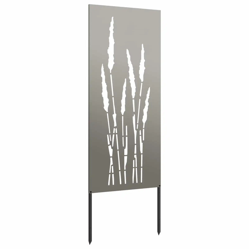 Garden Privacy Screen Floral Rusty 50 x 140 cm Weathering Steel