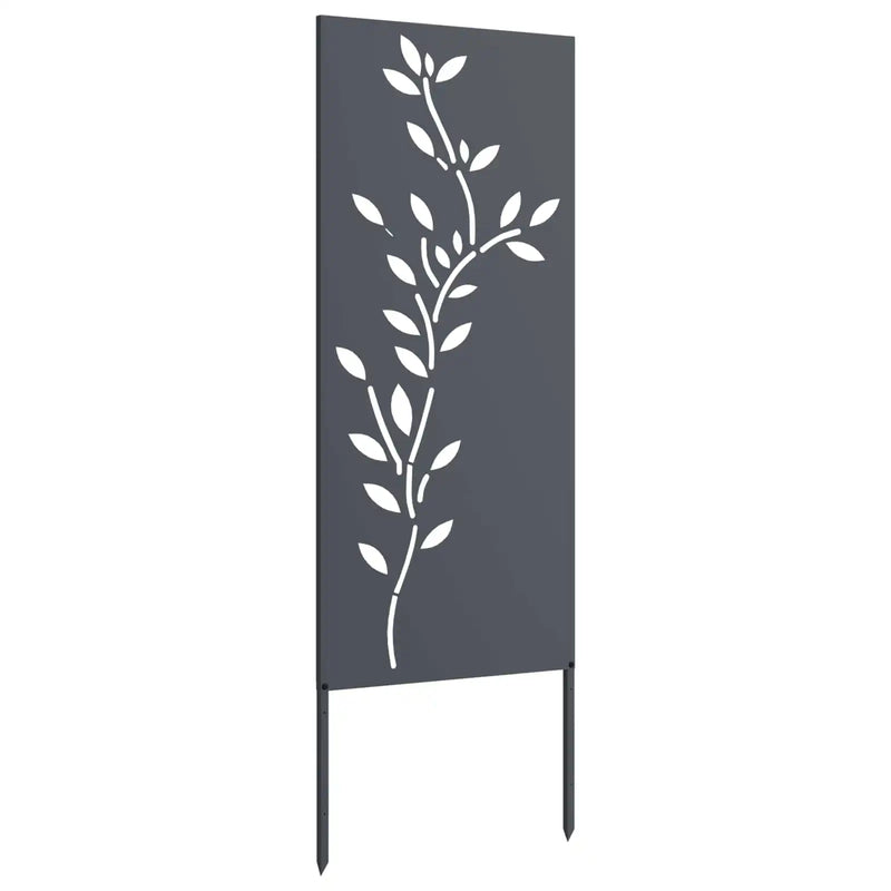 Garden Privacy Screen Anthracite 50 x 140 cm Cold-rolled steel