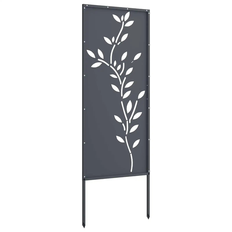 Garden Privacy Screen Anthracite 50 x 140 cm Cold-rolled steel