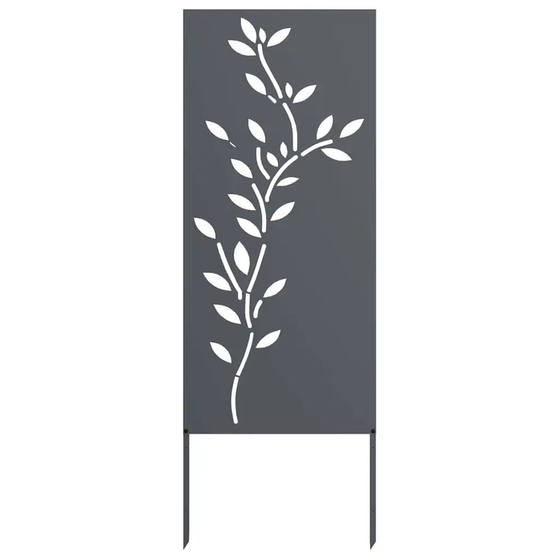 Garden Privacy Screen Anthracite 50 x 140 cm Cold-rolled steel