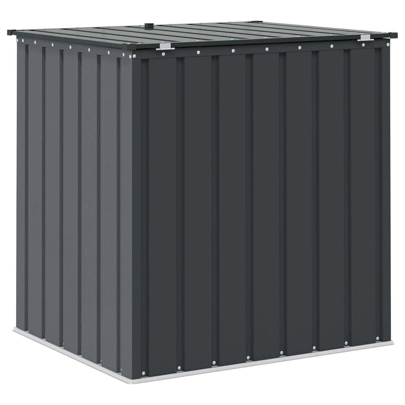 Garden Storage Box Black 101.5 x 82 x 100 cm Steel