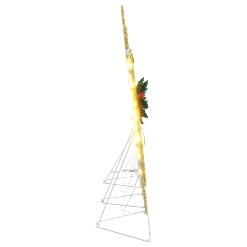 vidaXL LED Reindeers 3 pcs Warm White Fabric