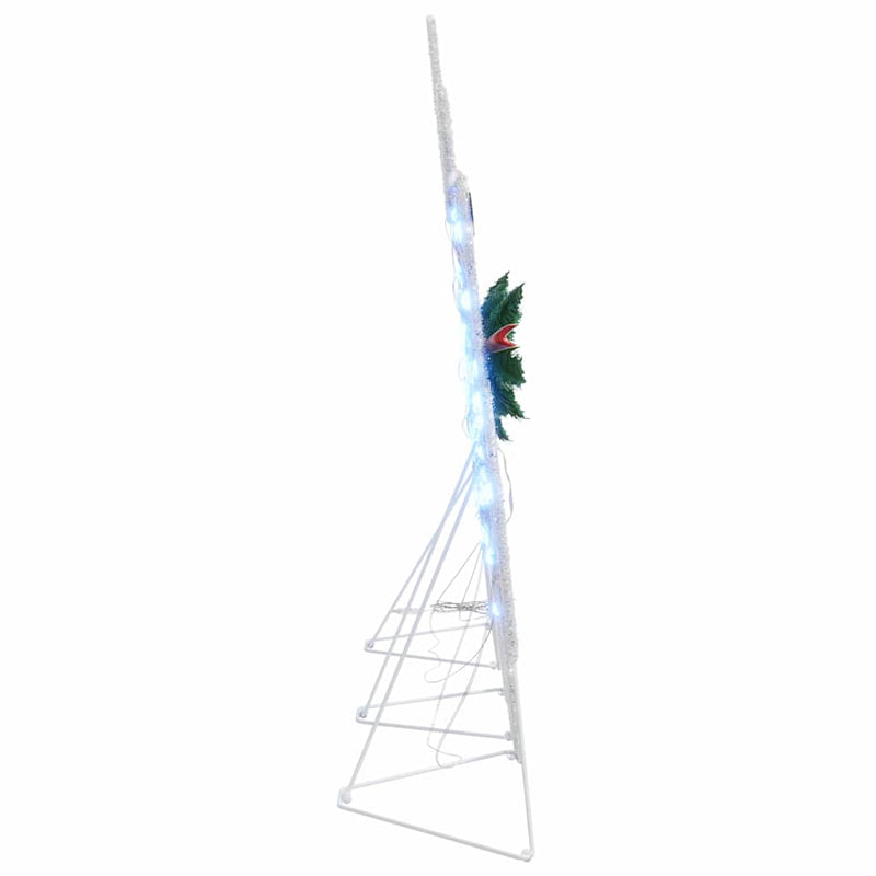 vidaXL LED Reindeers 3 pcs Cold White Fabric