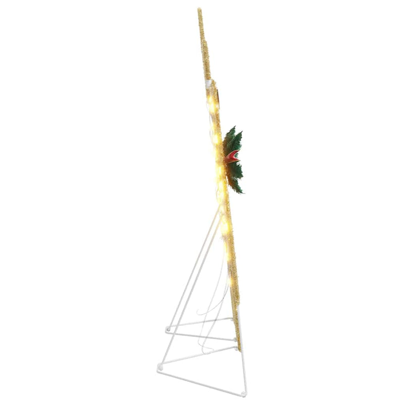 vidaXL LED Reindeers 2 pcs Warm White Fabric