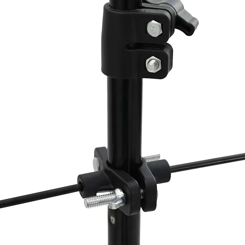 Target Stand Folding Black and White 82,5 x 51 x 150 cm Metal