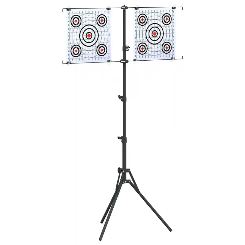 Target Stand Folding Black and White 82,5 x 51 x 150 cm Metal