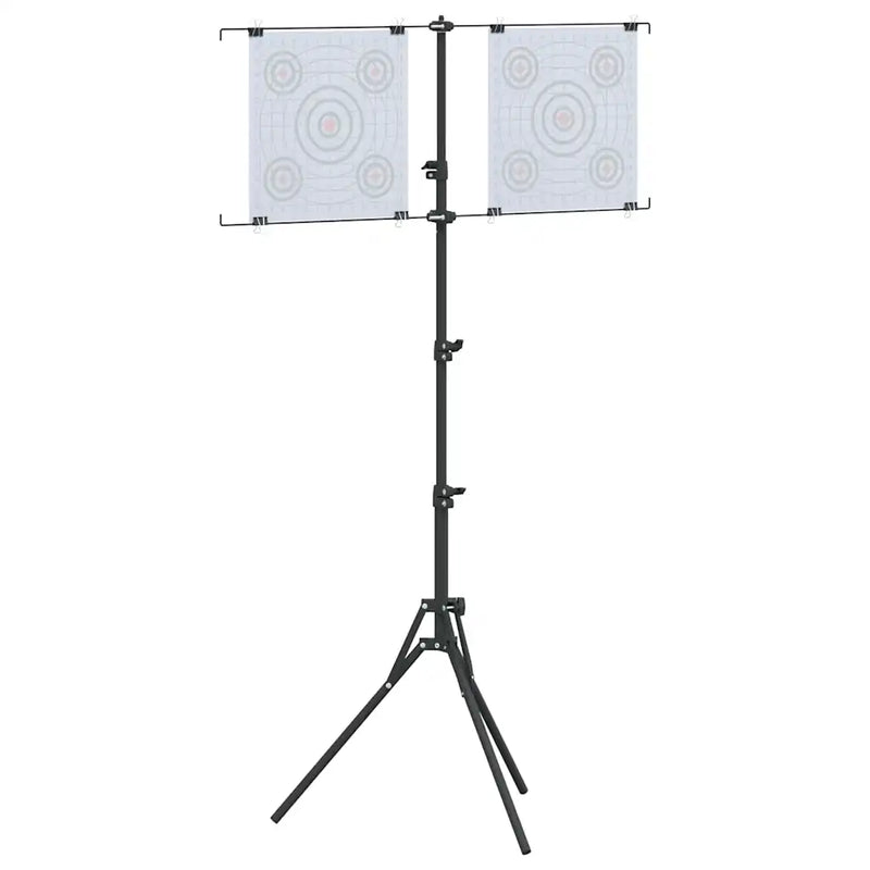 Target Stand Folding Black and White 82,5 x 51 x 150 cm Metal