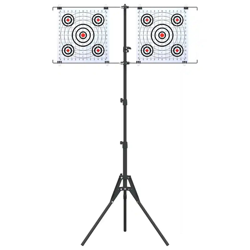 Target Stand Folding Black and White 82,5 x 51 x 150 cm Metal