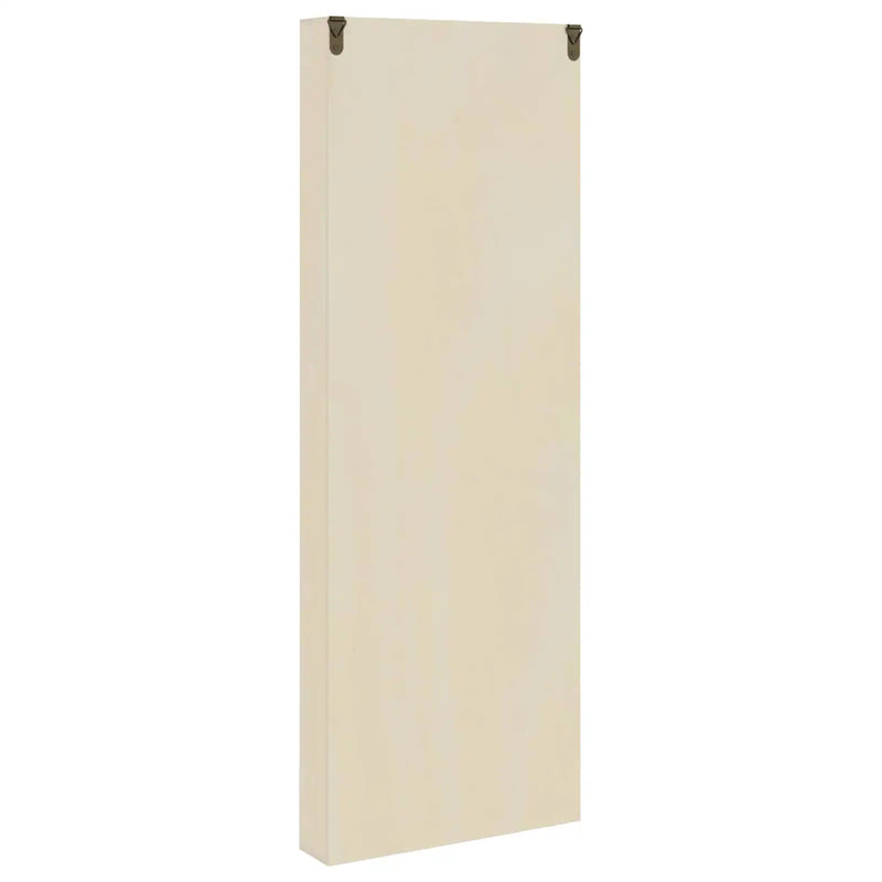 Wall Display Case Beige 21 x 4,5 x 59 cm Engineered Wood