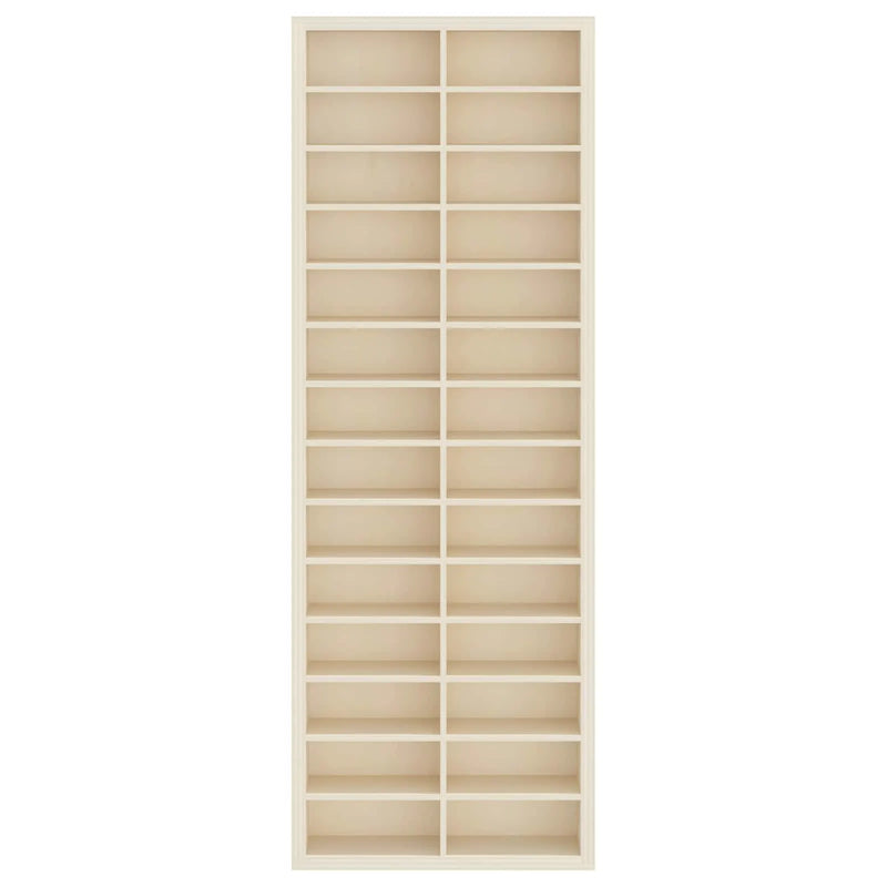 Wall Display Case Beige 21 x 4,5 x 59 cm Engineered Wood
