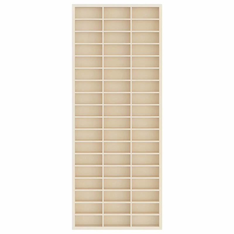 Wall Display Case Beige 30 x 4,5 x 75 cm Engineered Wood