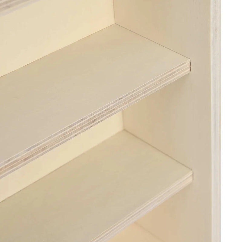 Wall Display Case with Shelf Beige 80 x 8,5 x 54 cm Plywood
