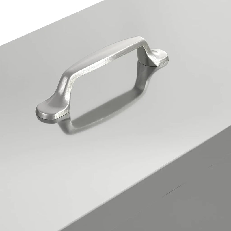 Chicken Feeder Silver 41.5 x 20.5 x 33 cm Galvanised Steel
