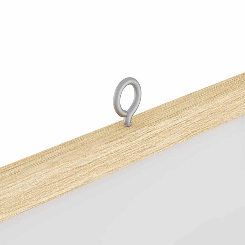 vidaXL Bulletin Board Folding White 80 x 80 x 1.4 cm Solid pine wood