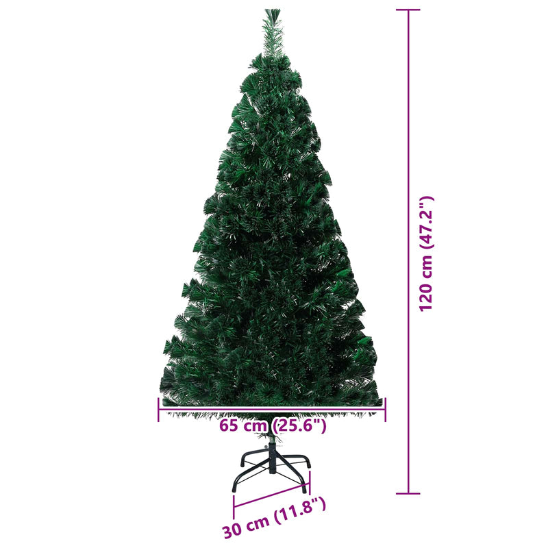 vidaXL Christmas Tree Green 60 x 60 x 123 cm Plastic