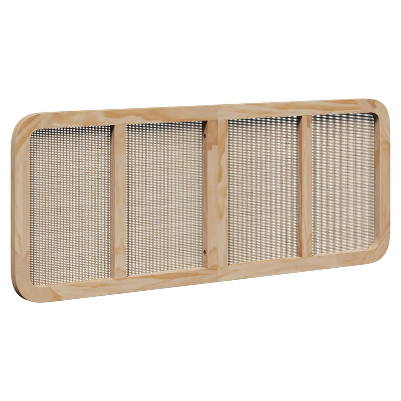 Headboard with Headboard Natural 140 x 55 x 3 cm Rattan