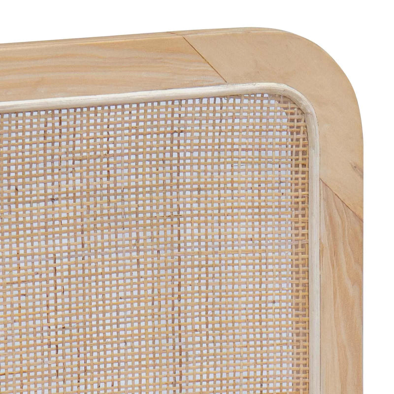 Headboard with Headboard Natural 160 x 55 x 3 cm Rattan