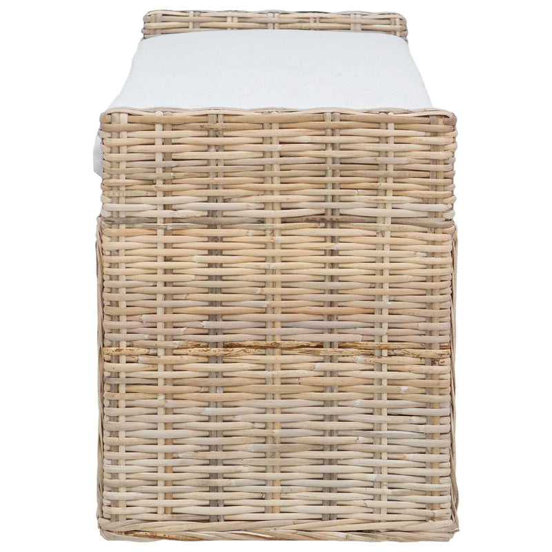 Storage Bench GENDT Natural 110 x 40 x 50 cm Rattan