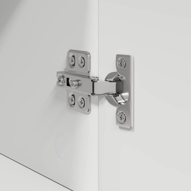 Bathroom Cabinet Set with Drawer TULUM White 37 x 31,5 x 82 cm