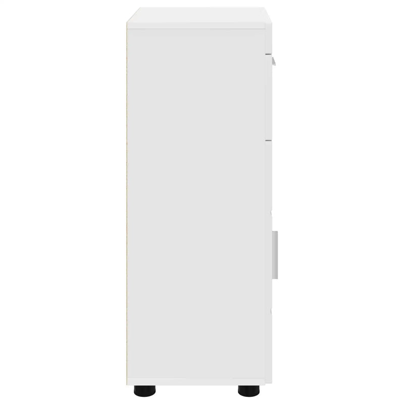 Bathroom Cabinet Set with Drawer TULUM White 37 x 31,5 x 82 cm
