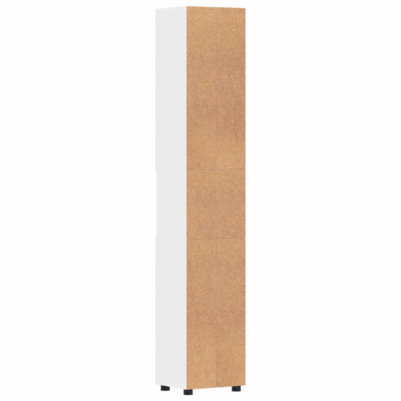 Bathroom Cabinet Set TULUM White 37 x 31,5 x 203 cm