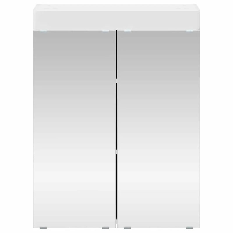 Bathroom Mirror Cabinet TULUM White 60 x 16,5 x 78 cm