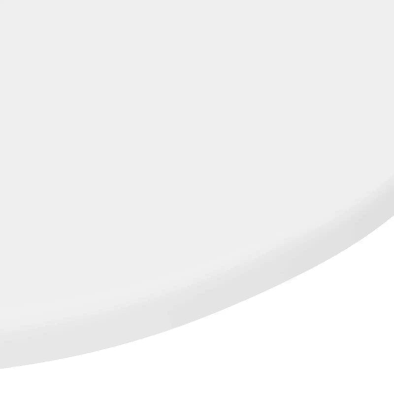 Table Top �� 50 x 1,5 cm Round Engineered Wood White