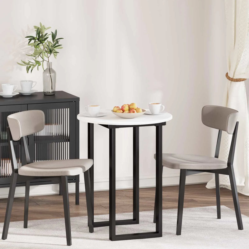 Table Top �� 60 x 1,5 cm Round Engineered Wood White