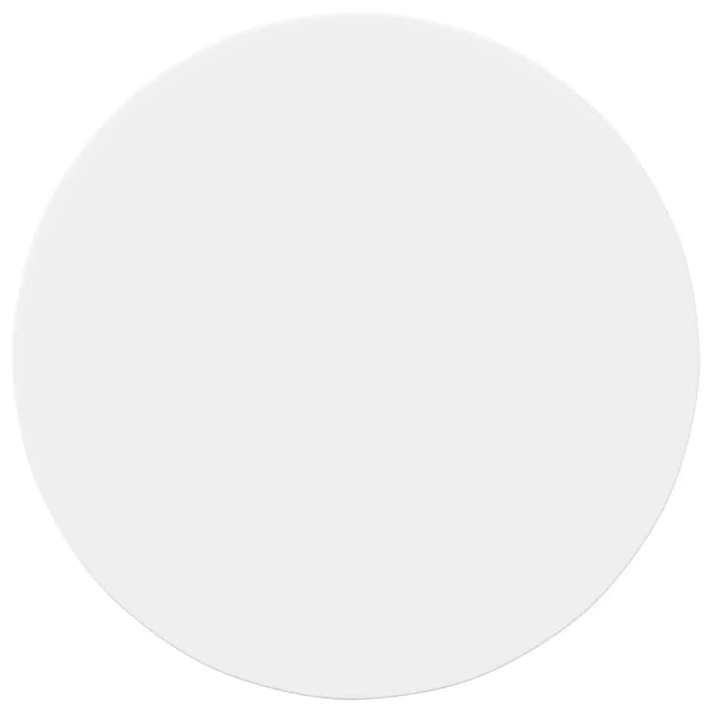 Table Top �� 60 x 1,5 cm Round Engineered Wood White