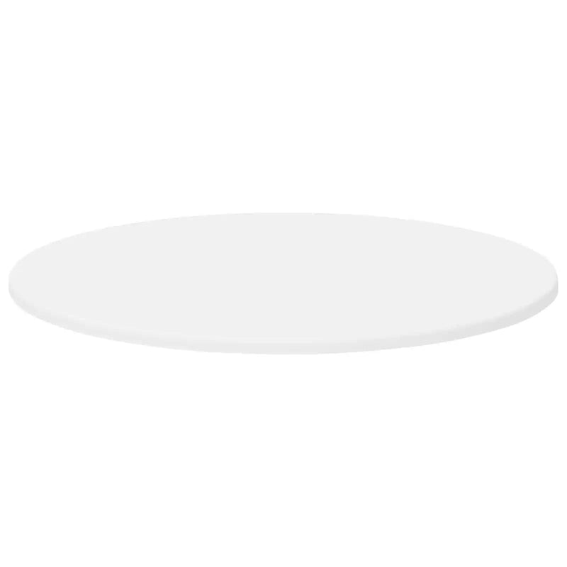 Table Top �� 60 x 1,5 cm Round Engineered Wood White