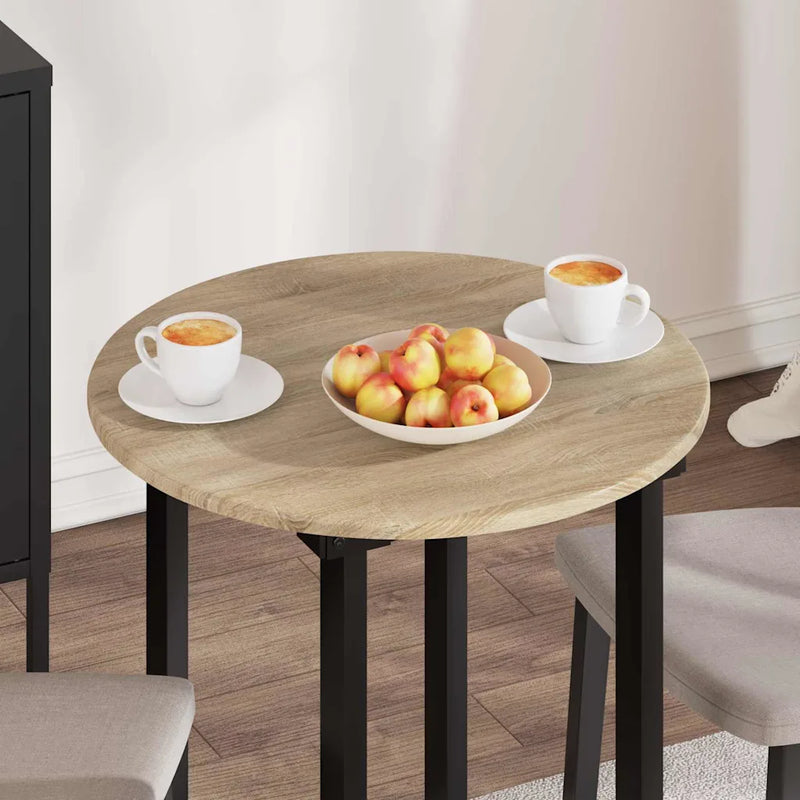 Table Top �� 60 x 1,5 cm Round Engineered Wood Sonoma Oak